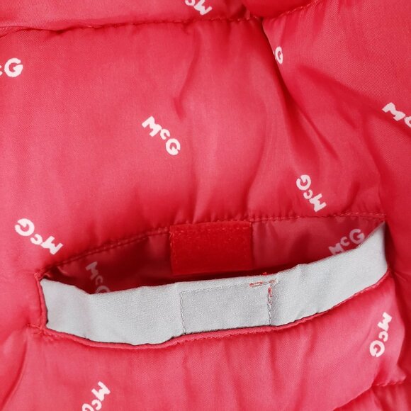 Vtg McGregor Men Large Nylon Insulated Puffer Retro 90"s Hippie Zip Jacket - Picture 5 of 11